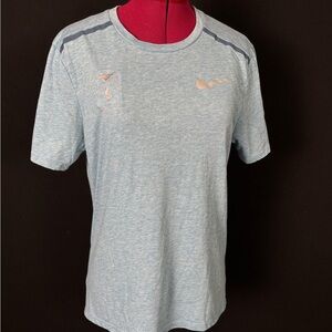 Nike Sky Blue Short Sleeve Running Tee